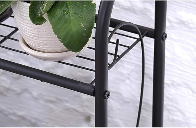 XYHX Soporte para Plantas, Flor de Metal Hierbas Estantes de Patio ...