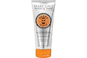 Beard Guyz 2-in-1 Beard Wash and Conditioner, Deep Cleansing Beard Shampoo for Men, Softening & Taming Formula – 6.7 oz (Pack of 1)