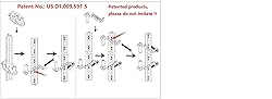 T-Post Gate Hinge Pins - Heavy Duty Gate