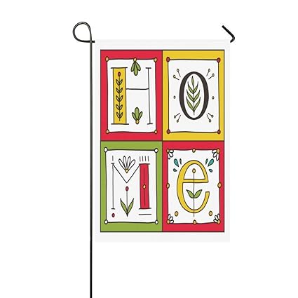 Amazon Com Huvatt Hand Drawing Home Lettering Long Polyester