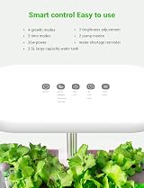 GOLUMUP Hydroponics Growing System 12 Pods Indoor Garden with LED Light view 4