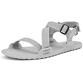 FEFELUIS Men's Wide Barefoot Sandals - Minimalist | Zero Drop | Ultralight Trail Running Hiking Sandals Adjustable