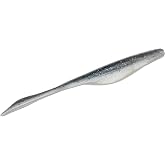 Strike King KVD Perfect Plastics Caffeine Shad Fishing Lure, Soft Plastic Jerkbait, Unique Air-Filled Bubble Tail, Heavy Salt, Coffee Scent