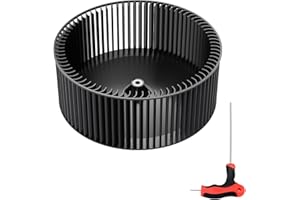 WSRXG 3313107 033 3104887 009 385002300 Compatible Upgraded Air Conditioner Blower Wheel Plastic Body With Reinforced Aluminum Core Durable Stable Easy To Install