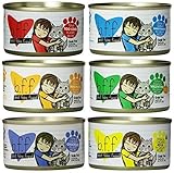 Weruva Grain Free Best Feline Friends Canned Cat Food 6 Flavor Variety Bundle, 3 Ounces Each (12 CANS TOTAL)