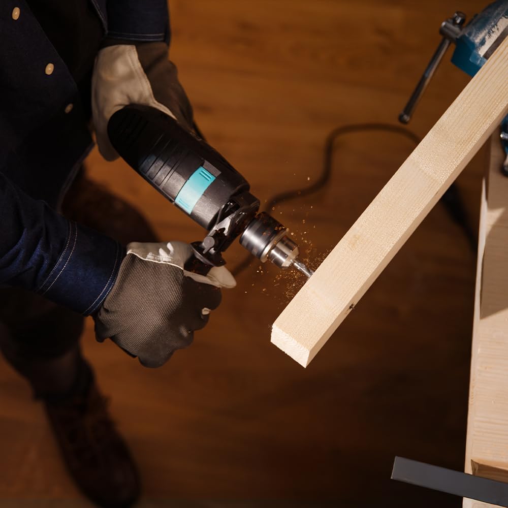 Cecotec CecoRaptor Electric Impact Drill. 850 W, 13 mm Drill, 4800 rpm, 46000 Beats per Minute, Additional Handle, Locking Switch on Trigger Depth Stop, 3 m Cable