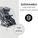hauck Universal Duo & Twin Pushchair Rain Cover Transparent view 2