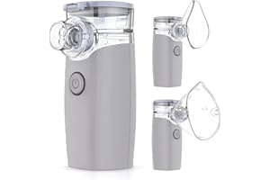 OWAREY Portable Nebulizer - Nebulizer Machine for Adults and Kids, Mesh Nebulizer for Breathing Problems, Handheld Nebulizer for Travel, Home Daily Use