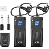 Godox RT-16 Wireless Flash Trigger Kit,3 in 1 Transmitter with Receiver for Studio Strobe Flash Photography,433MHz 16 Channels Trigger Compatible with Canon Nikon Sony Fujifilm Olympus Pentax Camera