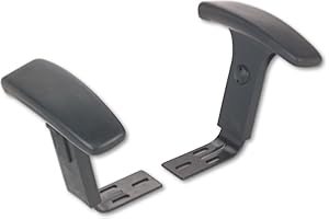 ALEIN49AKA10B Alera IN49AKA10B Height Adjustable T-Arms for Interval & Essentia Series Chairs and Stools, Black