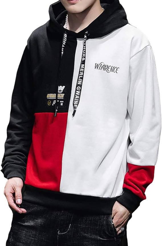 Amazon パーカー メンズ プルオーバー パーカー 長袖 秋服 フード付き シンプル おしゃれ カジュアル プルオーバー 秋冬春 黑 3xl トレーナー パーカー 通販