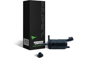 tostmolt 1pc 12V Windshield Washer Fluid Pump Motor w/Grommet For GM Astro Safari Trailblazer Envoy Silverado Sierra Camaro Corvette C/K Suburban Yukon Tahoe Escalade S-15 S-10 Blazer Traverse & Multi