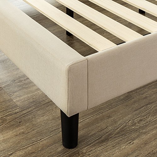 ZINUS Misty Upholstered Platform Bed Frame / Mattress Foundation / Wood