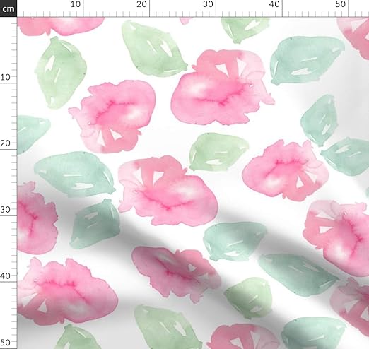 Boho Blumen Rosa Kinderzimmer Madchen Shabby Chic Stoffe Individuell Bedruckt Von Spoonflower Design Von Shopcabin Gedruckt Auf Bio Baumwoll Interlock Jersey Amazon De Alle Produkte