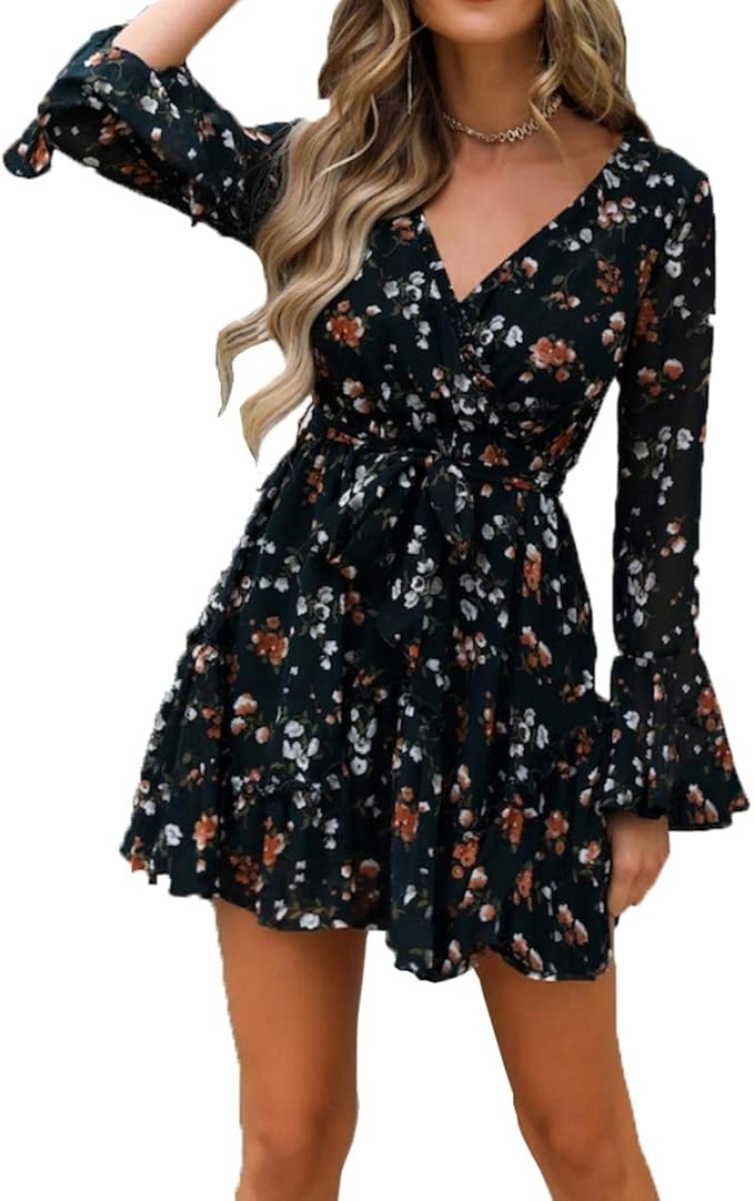 boho floral dress