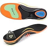 Bine Jinn Go Work Boot Insoles for Standing All Day - Plantar Fasciitis High Arch Support & Shock Absorption Inserts for Foot Pain Relief,Orthotic Shoe Inserts,Heel Pain(Men's 8-9/Women's 9-10)