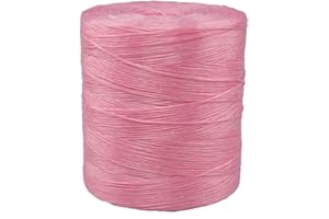 Rope & Cord Polypropylene Twine – Multi-Purpose Twine – 5,500 Feet (Pink)