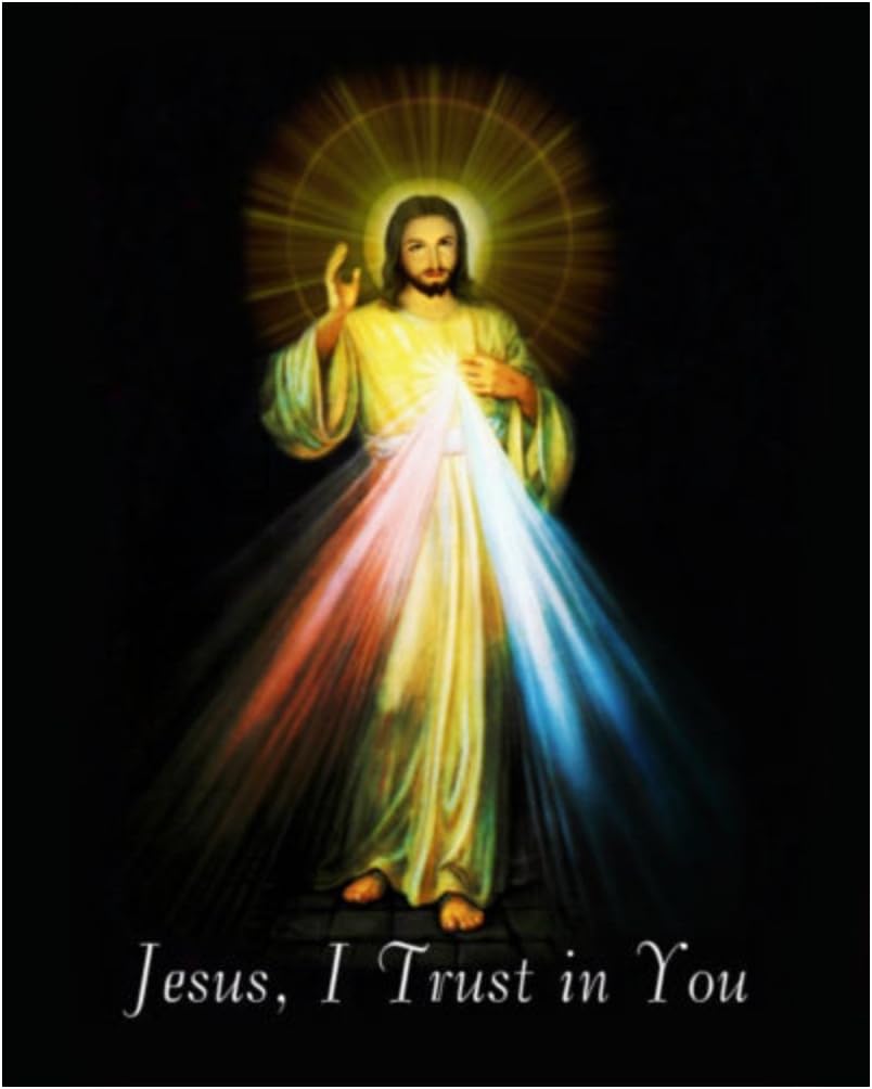 Hispanic World Divine Mercy Jesus – Divina Misericordia Print Picture Poster (32x40)
