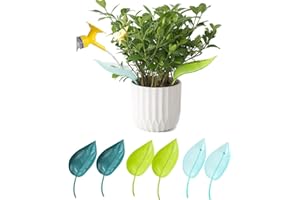 IRISFLY 6Pcs Plant Water Funnel, Plant Watering Devices, Leaflow - Pot Watering Funnel for Indoor and Outdoor Plants, House Plant Waterer, Indoor Plant Watering