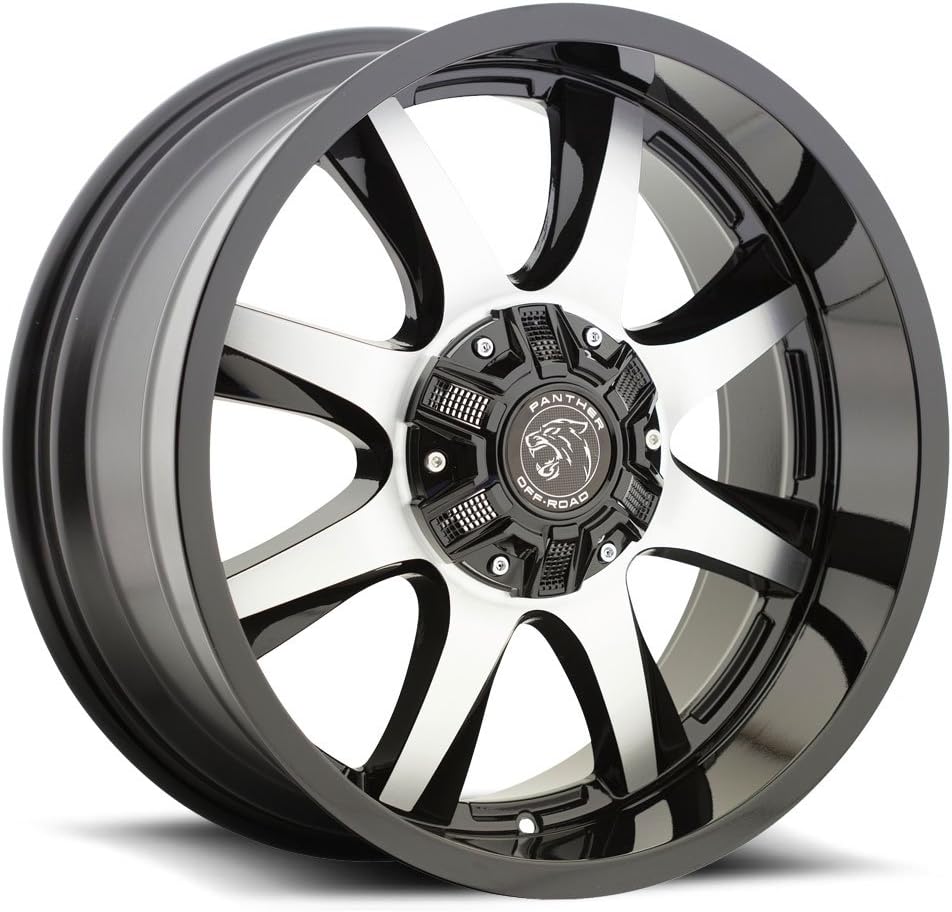 20 Inch Panther Offroad 578 20x9 5x135/5x5.5" 12mm Black