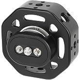 CAMVATE Round Handgrip with 1/4"-20 Thumbscrew Mount for DSLR Camera-3722