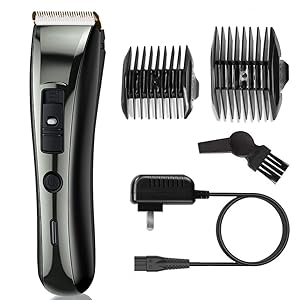 AIBORS Professional Cordless Hair Clippers for Men/Women/Kids/Baby/Barber Grooming Haircut Kit, Quiet Rechargeable Home Hair Trimmer