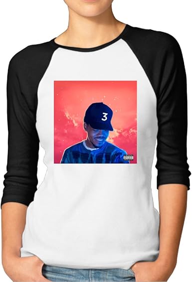 Amazon Com Chance The Rapper Number 3 Coloring Book Women S Love Raglan Sleeves T Shirt Clothing