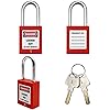 Lockout Tagout Locks, Safety Padlocks, Loto Locks Keyed Differently ...