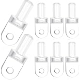 Jetec 6 Pieces Blind Wand Horizontal Wand Replacement Parts Vertical Blinds | Replacement Clear Slats Exterior Window Shutters for Interior Windows