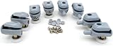 YUANQIAN 8 Pack Shower Door Rollers Wheels 25mm Curved Fit (4/4) view 5