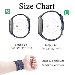 Wepro Replacement Bands Compatible with Fitbit