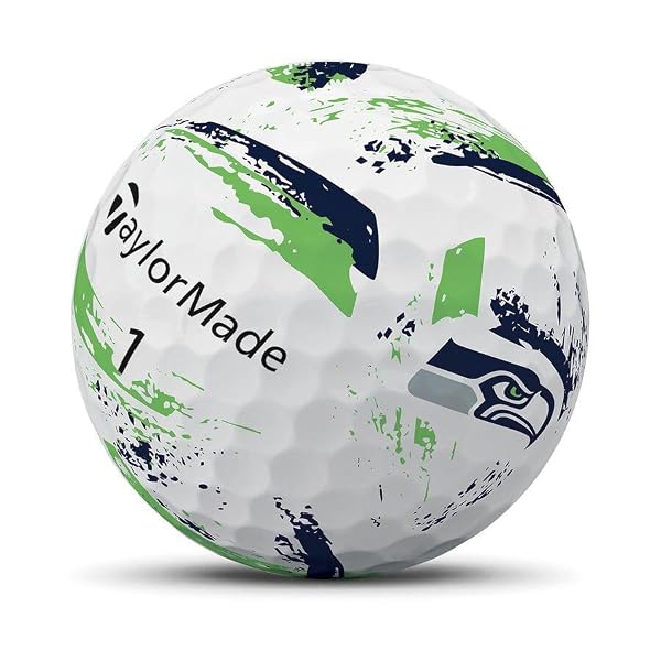 TAYLORMADE GOLF SPEED SOFT INK NFL SEATTLE SEAHAWKS DOZEN