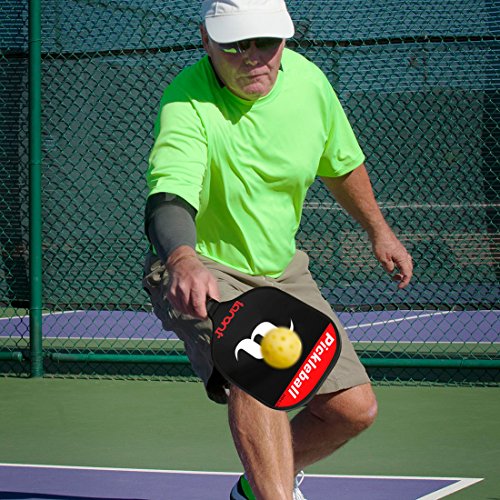 ianoni Graphite Composite Pickleball Paddle Pickleball Racket with Graphite Face & Polymer Honeycomb Core,Balanced Weight,Low Profile Edge,Meets USAPA Specifications - Thumbnail 6