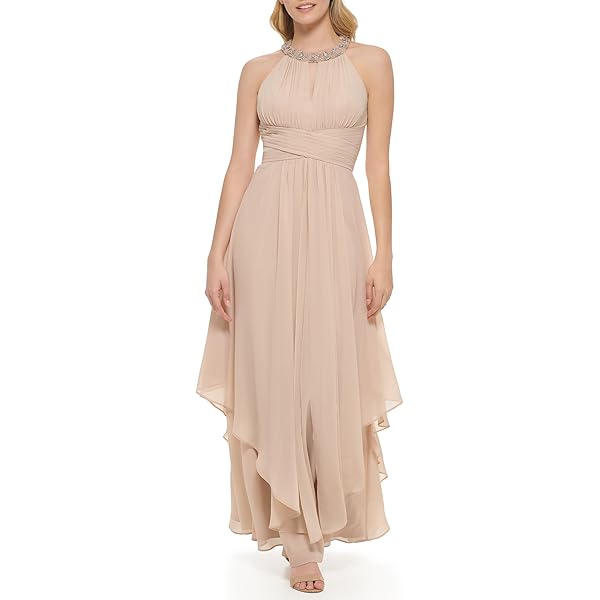 Eliza J Women's Dress,Blush,4 at Amazon Women's Clothing store