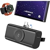 doeboe for Samsung Watch Charger - 5000mAh Magnetic Portable Charger for Galaxy Watch 8/8 Classic/Ultra/7, Mini Power Bank with USB-C, Travel Charging for & iPhone and Android Devices