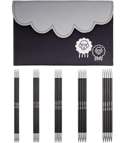 Pesas Ajustables Knitter's Pride -Dreamz Agujas De Doble Punta De 6 Pulgadas, Tamaño 10 Agujas Doble Punta Tejer