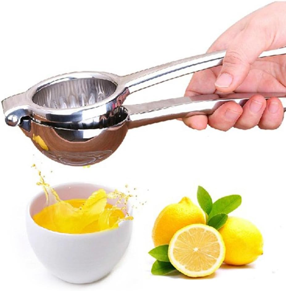 Processor T7250 - Convenient Design Stainless Steel Press Lemon Lime Orange Juicer Citrus Bar Food Processor Gadget - Copper Lemon Squeezer Metal Squeezer Kitchen Lemon Potato Press Reamers Pot
