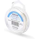 Artistic Wire, 20 Gauge Silver Plated Tarnish Resistant Colored Copper Craft Wire, Tarnish Resistant Silver, 25 ft