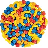 Bayside Candy Mini Fruit Shaped Candy - Assorted Fruit Flavors and Colors (1Lb)