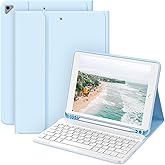 COO for iPad 9th Gen 2021 Case with Keyboard 10.2 inch, for iPad 8th Gen 2020/7th Gen 2019/Air 3/Pro 10.5 Keyboard Case, Detachable Wireless Bluetooth Keyboard with Pencil Holder for iPad 2021 9th