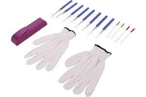 GOWENIC Broken Key Extractor Set Stainless Steel Key Removal Tool Kit Ergonomic Design 12 Pieces Essential Locksmiths Home Of