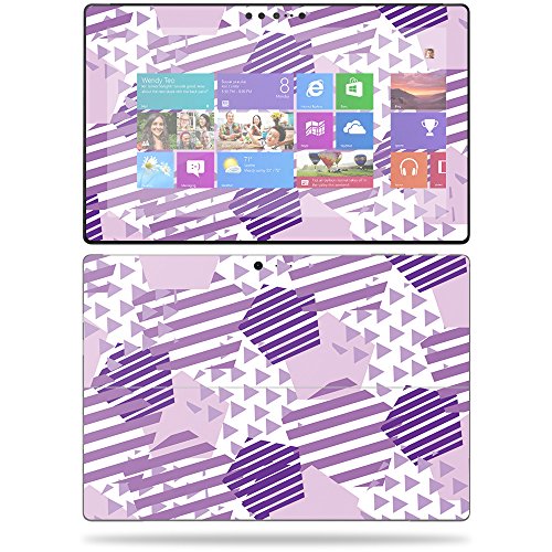 MightySkins Skin Compatible with Microsoft Surface Pro (2017) 12.3" - Purple Pe…