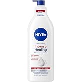 NIVEA Intense Healing Body Lotion, 72-Hour Moisturizing Lotion,16.9 FL OZ | Moisturizing Lotion with Glycerin, Provitamin B5 and Niacinamide, For Very Dry, Itchy Skin Relief, Dermatologically Tested