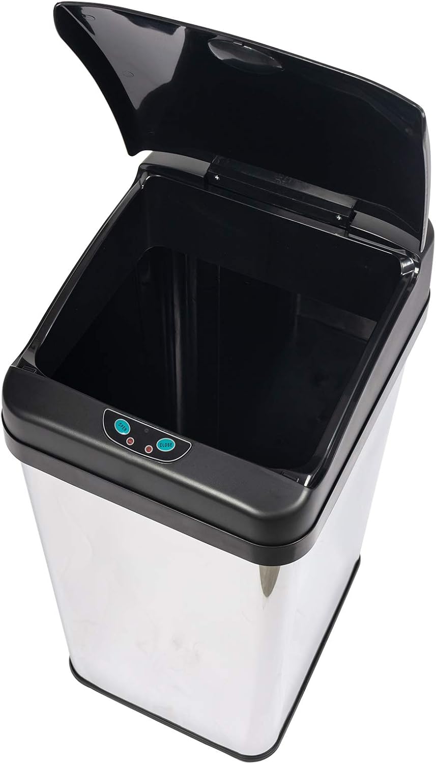 Display4top Cubo de Basura Sensor 38L Acero Inoxidable Cocina Cuarto de