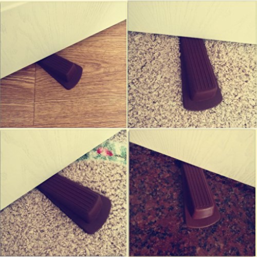 image for Joe's Home Door Stopper Rubber Stop Floor Wedge Holder Doorstop, Premi