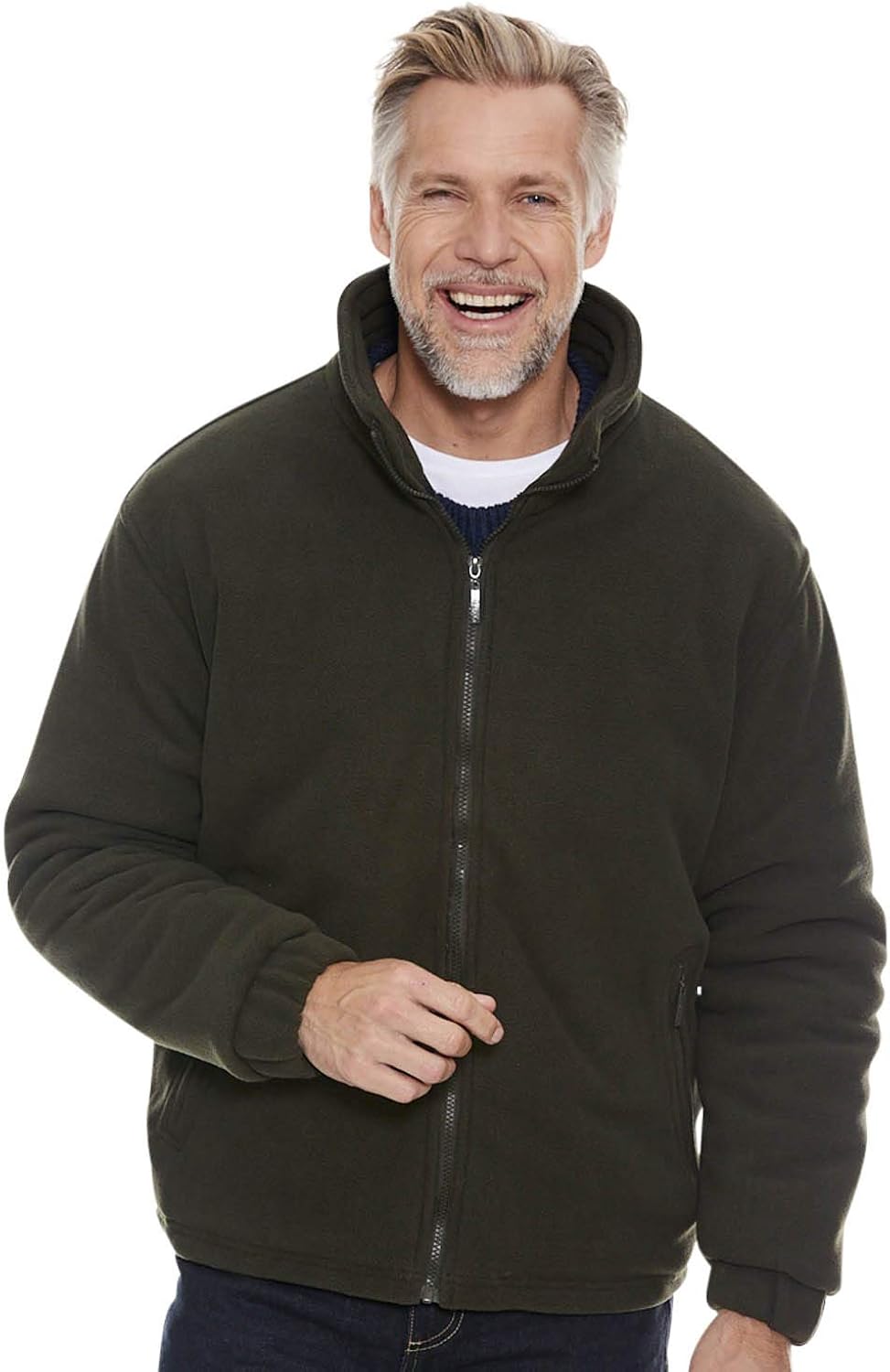 champion jacket mens olive