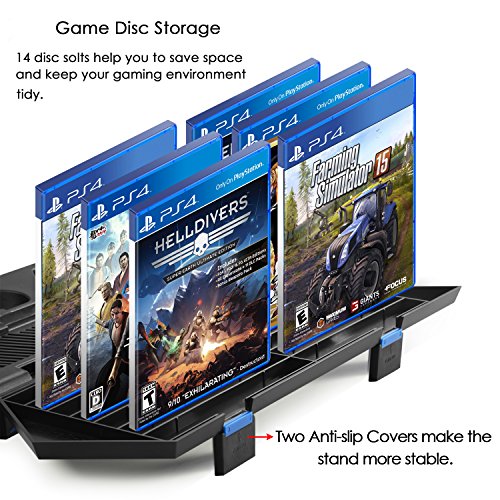 PS4-Stand-Keten-Vertical-Stand-for-PS4-Slim-with-Cooling-Fan-and-Controller-Charger-Station-PS4-Slim-Stand-for-PlayStation-4-Console-Dualshock-4-Not-for-PS4-Pro