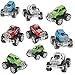 Pack of 12 Monster Pullback Trucks Stocking Stuffers