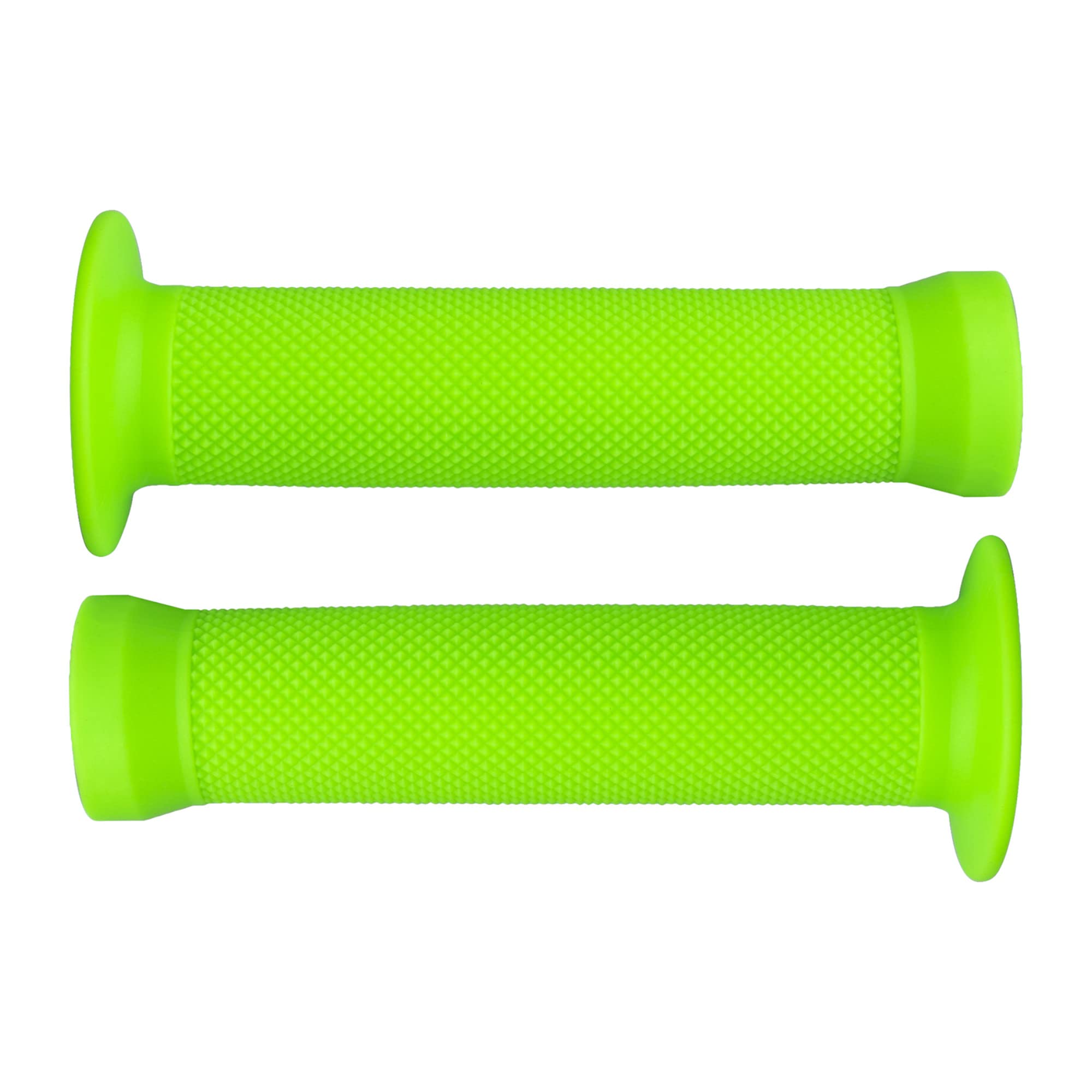 cyclingcolors Bike Handle 130 mm Rubber Quality Texture BMX Freestyle Dirt Diameter 22 mm (Green)