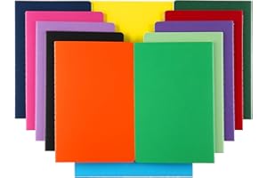 XYark 12 PCS Colorful Notebook Journals Bulk, Lined Paper, College Ruled, 60 Pages, 5.5"x8.3", A5 Size, Travel Journal Set for Travelers, Students and Office, Writing Diary Subject Notebooks Planner